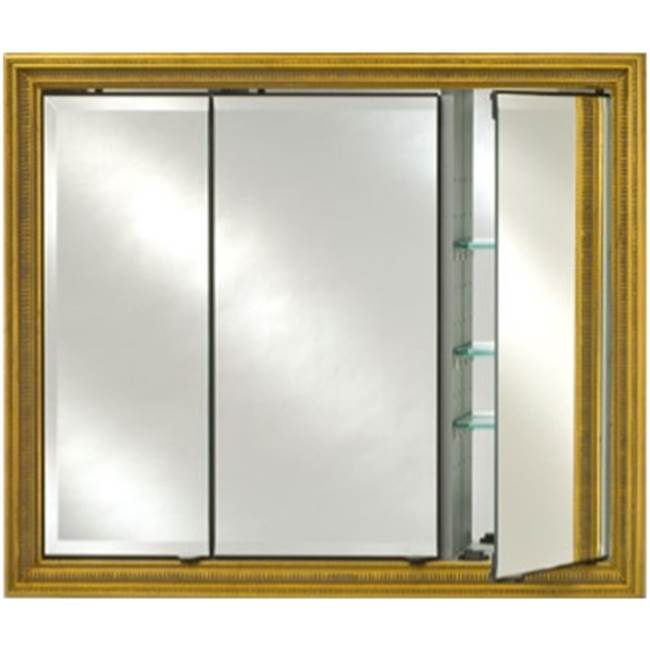 Afina Corporation Triple Door 38X30 Recessed Polished Glimmer Scallop