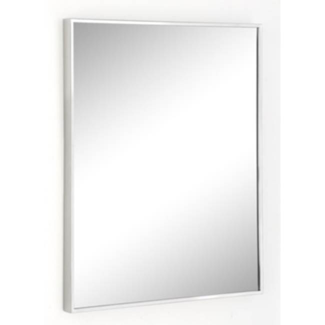 Afina Corporation 24X30 -3/8'' Frame Urban Steel Wall Mirror-Polished Stainless