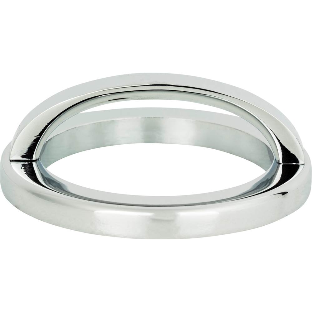 Atlas Tableau Round Base and Top 2 1/2 Inch (c-c) Polished Chrome