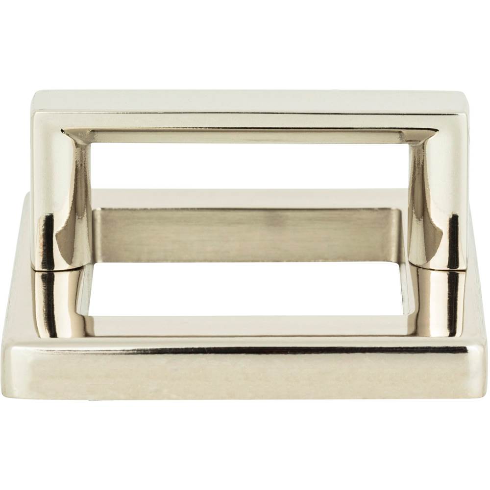 Atlas Tableau Square Base and Top 1 13/16 Inch (c-c) Polished Nickel