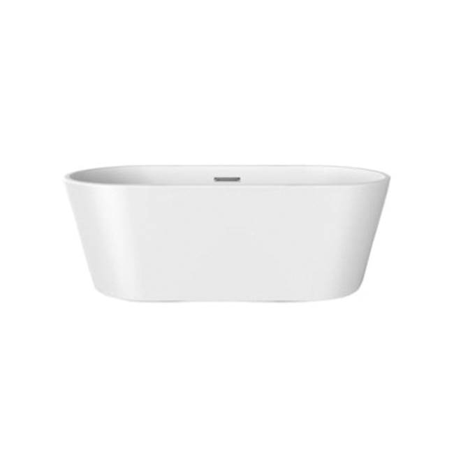 Barclay Pascal 63'' Freestanding Ac Wh Tub,W/Internal Drain And Of Mb