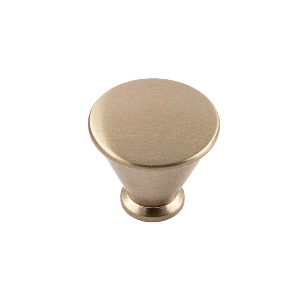Belwith Keeler Facette Collection Knob 1-1/4 Inch Diameter Champagne Bronze Finish