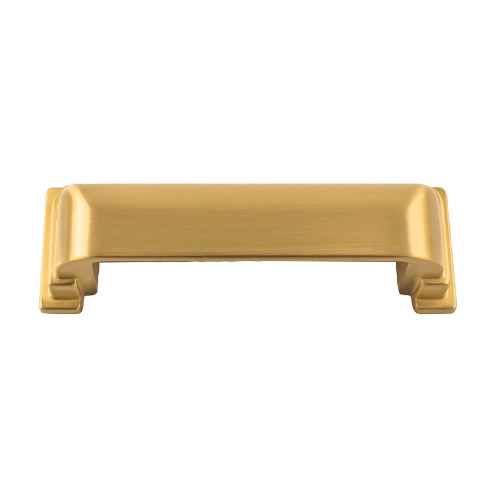Belwith Keeler Brighton Collection Cup Pull 3-3/4 Inch (96mm) Center to Center Brushed Golden Brass Finish