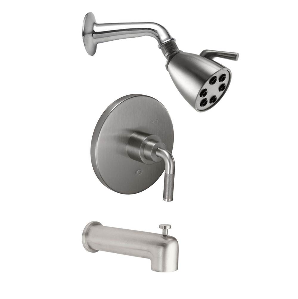 California Faucets Descanso Pressure Balance Shower System with Single Showerhead and Tub Spout