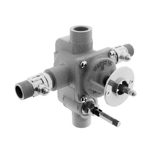 Franz Viegener 1/2'' Pressure Balance Valve With Diverter Rough-In Valve Only (Flow Rate 7 Gpm at 60 Psi)