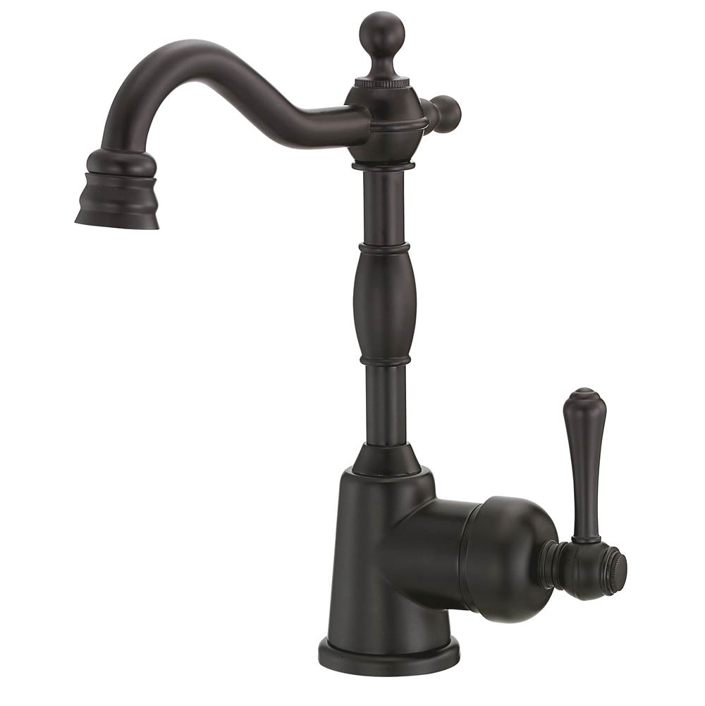 Gerber Plumbing Opulence 1H Bar Faucet w/ Side Mount Handle 1.75gpm Satin Black