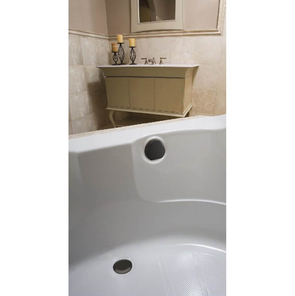 Geberit Geberit bathtub drain with TurnControl handle actuation, rough-in unit 17-24'' PP with ready-to-fit-set trim kit: hard coat oil-rubbed bronze