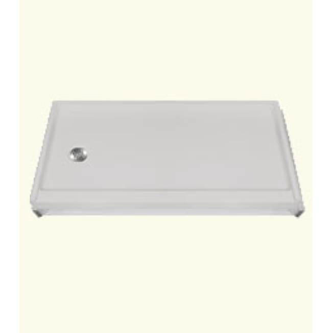 Health at Home RBSP 60x33'' LOW-THRESHOLD shower pan. White. Right drain.