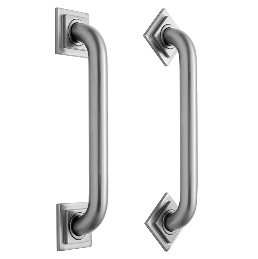 Jaclo 32'' Deluxe Grab Bar with Contemporary Square/Diamond Flange
