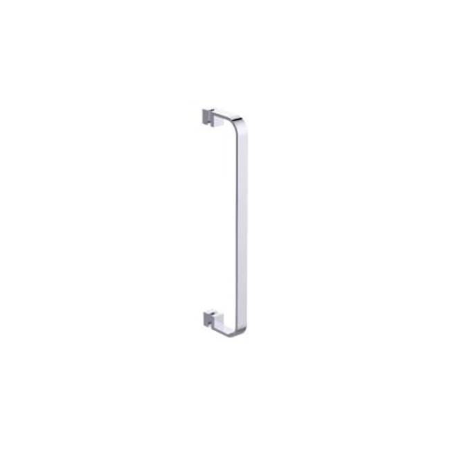 Kartners COLOGNE - 12-inch Single Shower Door Handle-Brushed Nickel