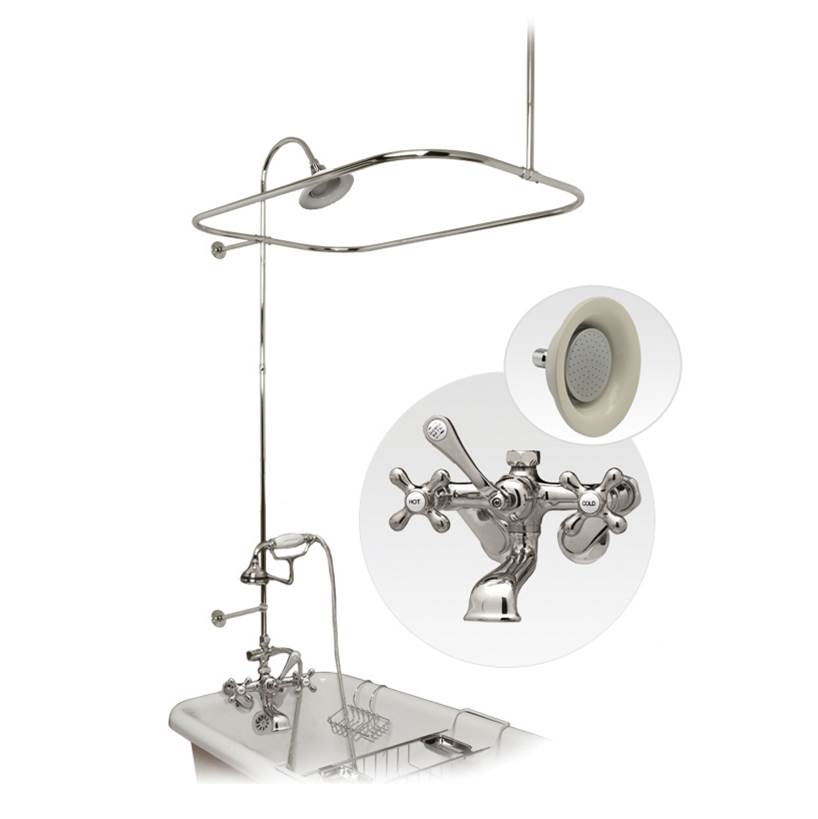 Maidstone Tub Wall Mount Shower Kit with Classic Spout Faucet
