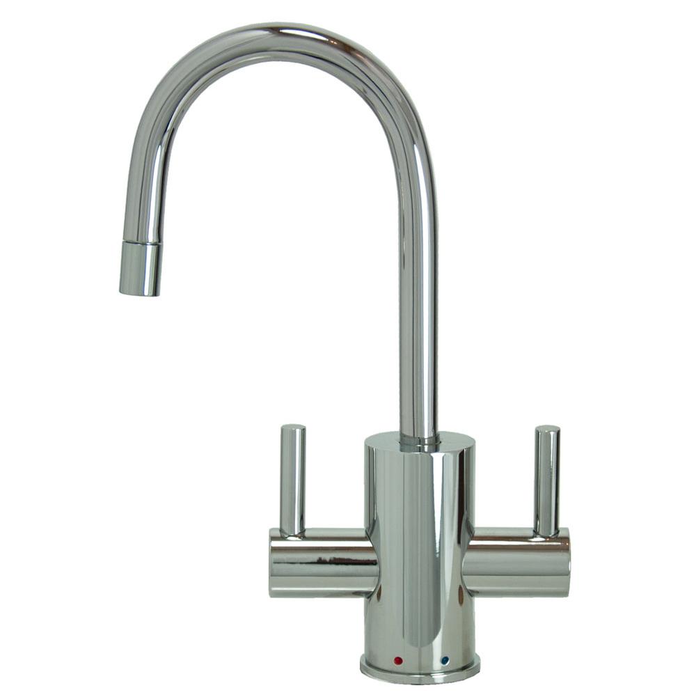 Mountain Plumbing Hot & Cold Water Faucet with Contemporary Round Body & Handles
