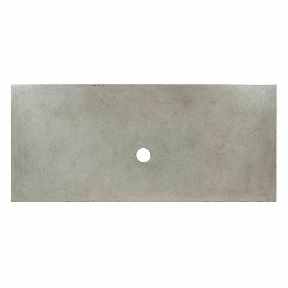 Native Trails 48'' Native Stone Vanity Top in Ash- Vessel Cutout with No Faucet Hole