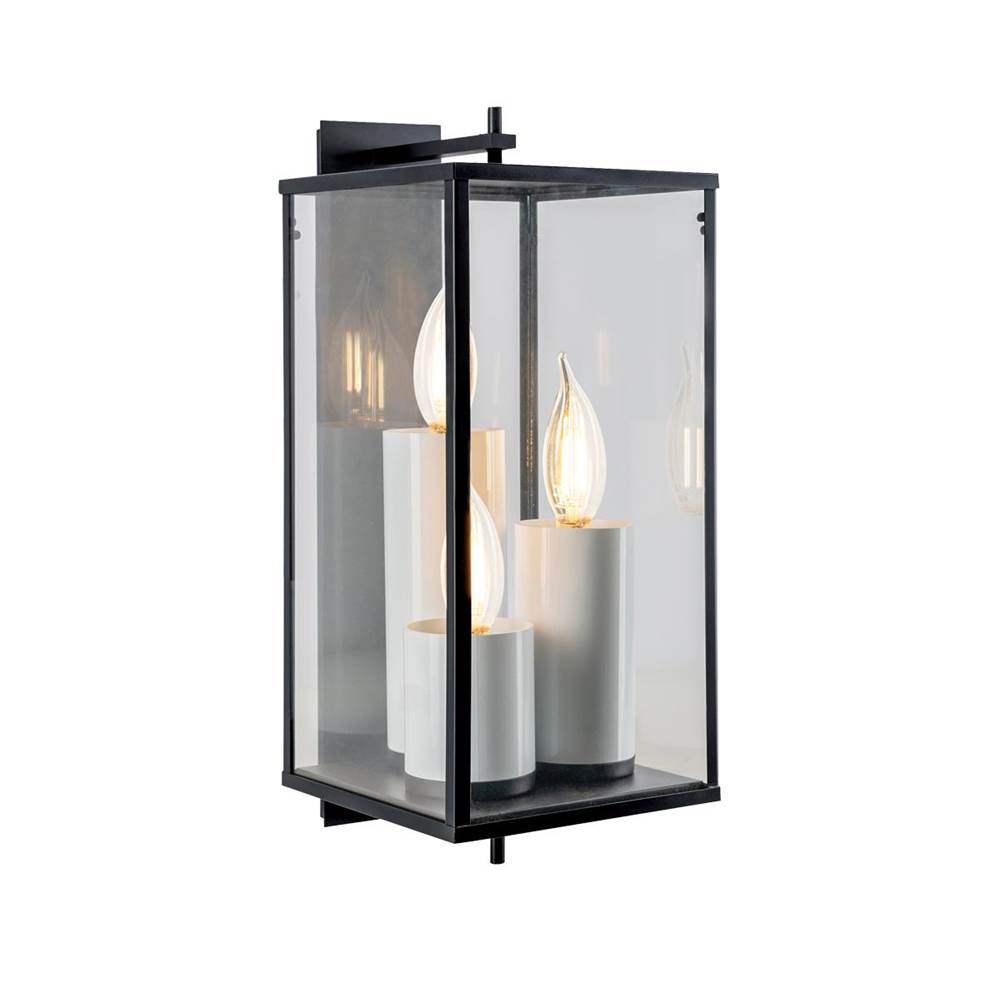 Norwell Back Bay Outdoor Wall Lights - Matte Black
