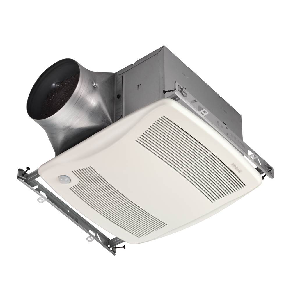 Broan Nutone ULTRA GREEN ZB Series 80 CFM Multi-Speed Ceiling Bathroom Exhaust Fan with Motion Sensing, ENERGY STAR*