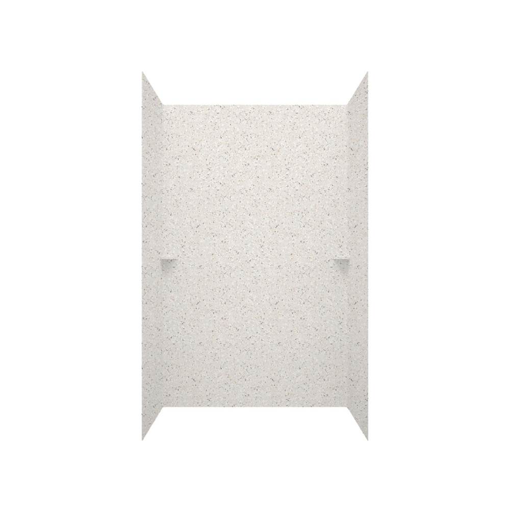 Swan SK-364896 36 x 48 x 96 Swanstone® Smooth Glue up Shower Wall Kit in Bermuda Sand
