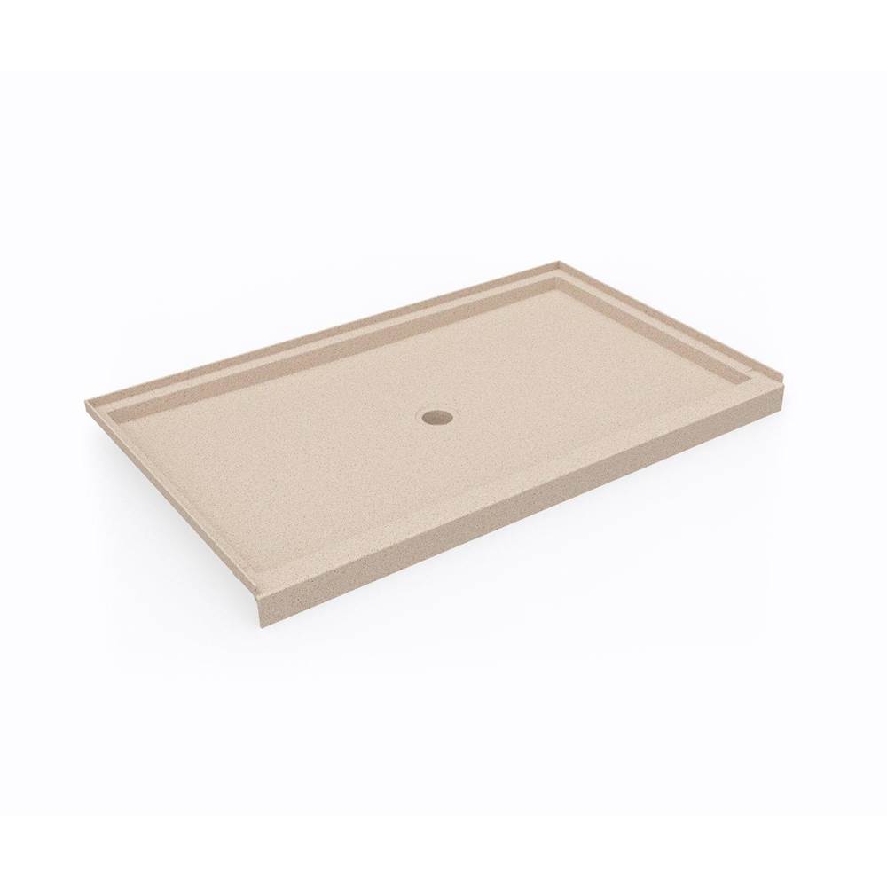 Swan SS-3660 36 x 60 Swanstone® Alcove Shower Pan with Center Drain in Bermuda Sand