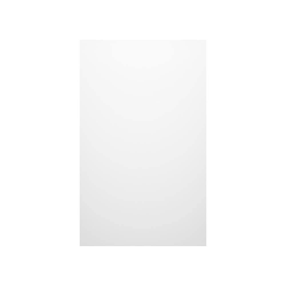 Swan SS-3696-1 36 x 96 Swanstone Smooth Glue up Bathtub and Shower Single Wall Panel in White