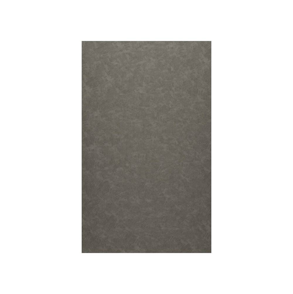 Swan SS-4896-1 48 x 96 Swanstone® Smooth Glue up Bathtub and Shower Single Wall Panel in Charcoal Gray