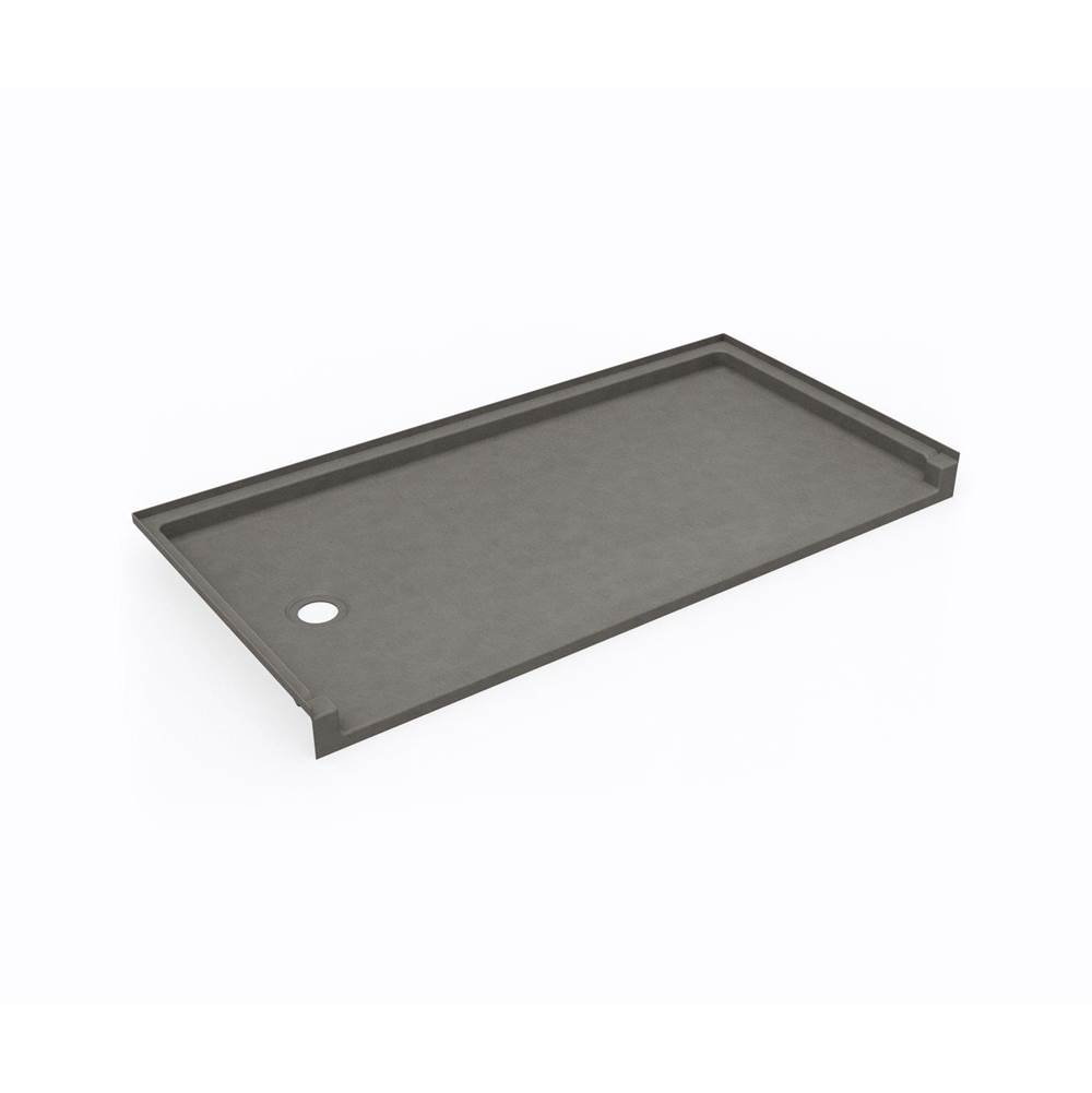 Swan SBF-3060LM/RM 30 x 60 Swanstone® Alcove Shower Pan with Right Hand Drain Sandstone