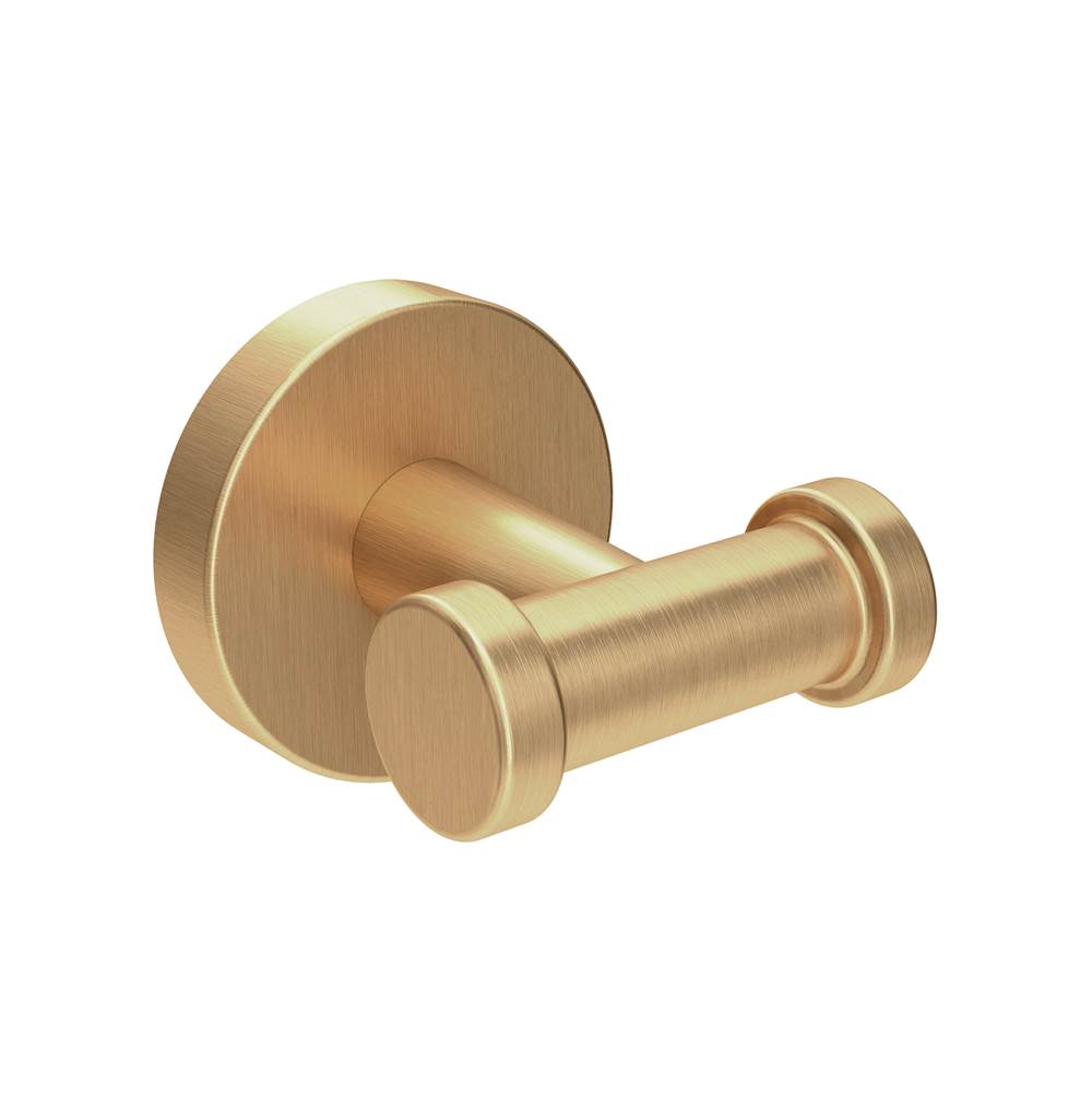 Symmons Dia Wall-Mounted Double Robe Hook in Brushed Bronze