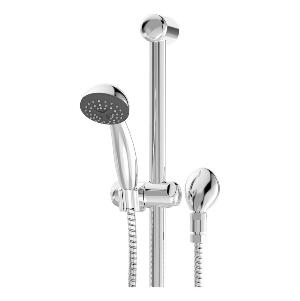 Symmons Dia 1-Spray Hand Shower with Slide Bar in Polished Chrome (2.5 GPM)