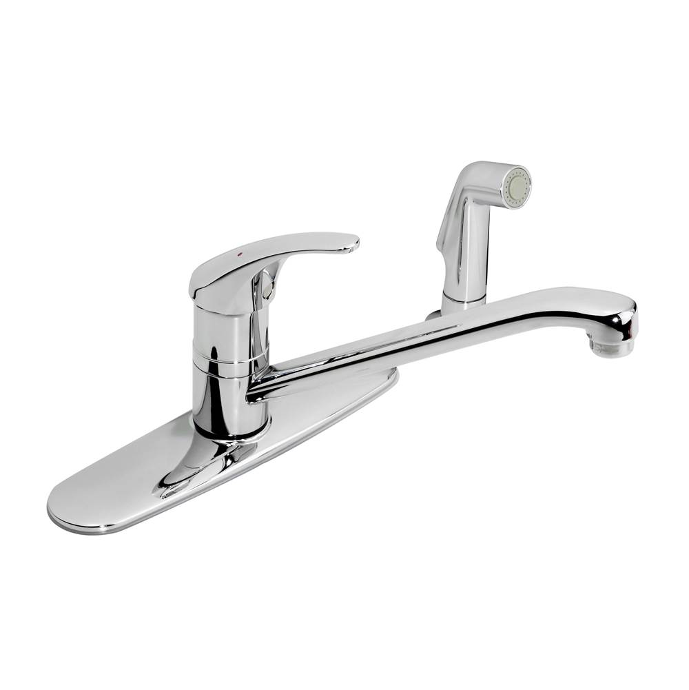 Symmons Origins Single-Handle Kitchen Faucet with Side Sprayer in Polished Chrome (2.2 GPM)