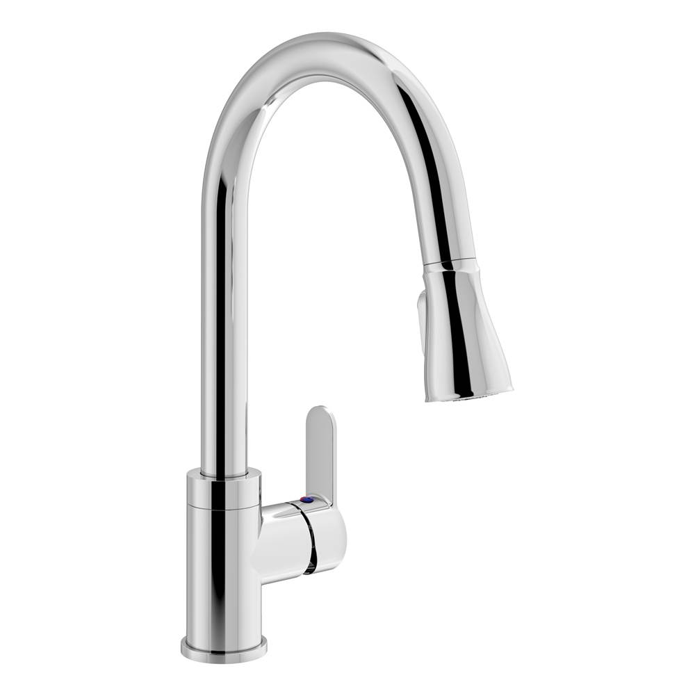 Symmons Identity Single-Handle Pull-Down Sprayer Kitchen Faucet in Polished Chrome (1.5 GPM)
