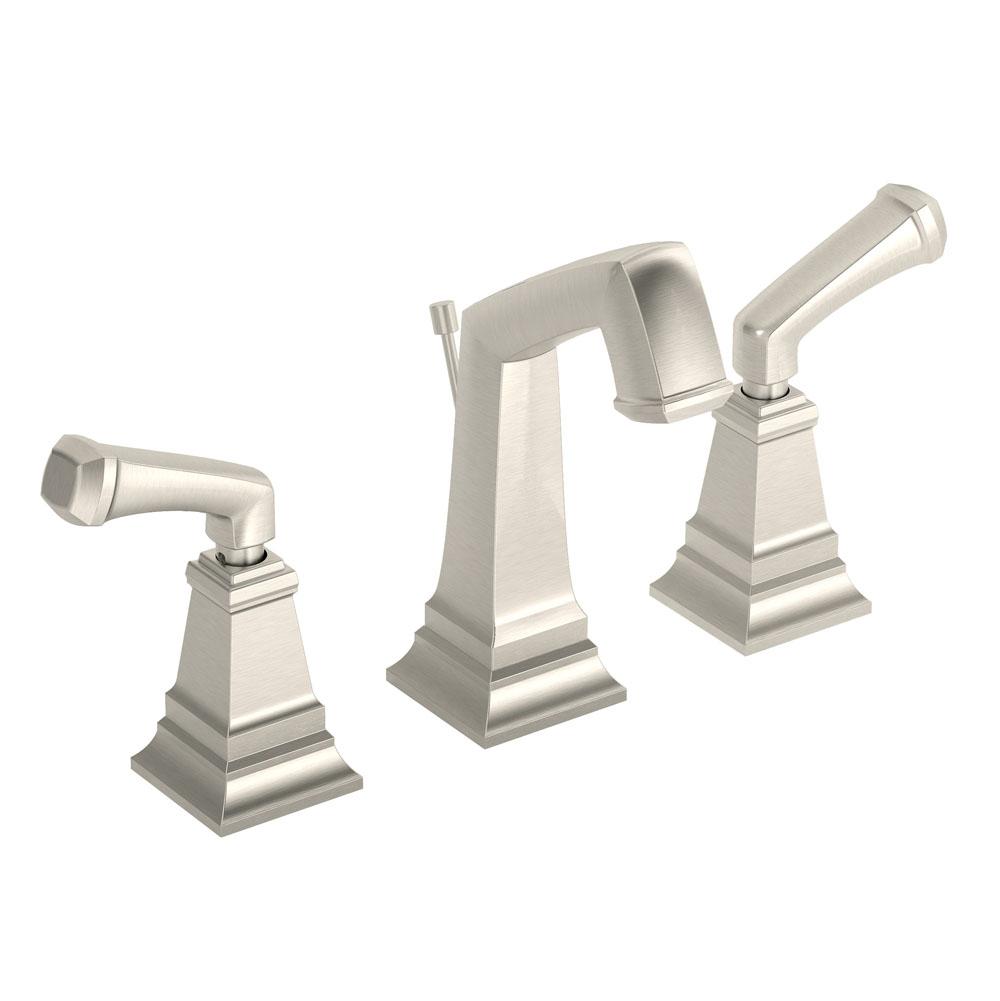 Symmons Oxford Widespread 2-Handle Bathroom Faucet with Drain Assembly in Satin Nickel (1.5 GPM)