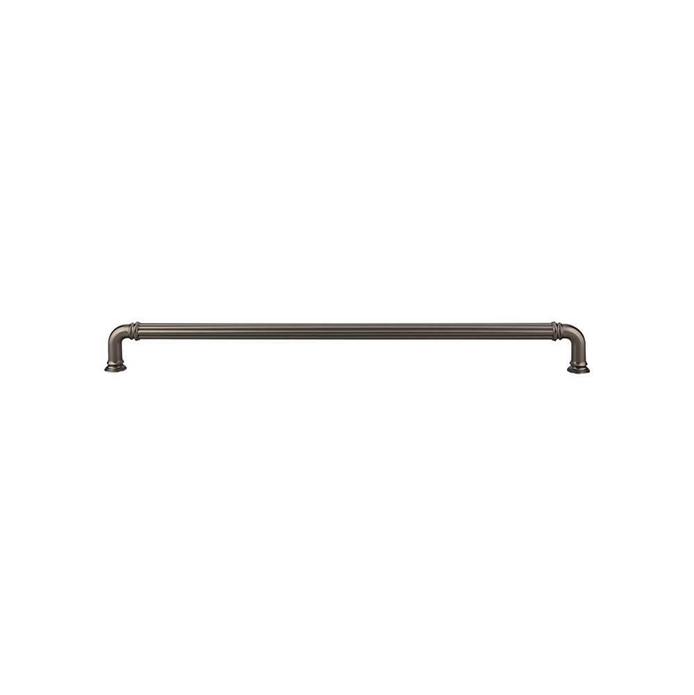 Top Knobs Reeded Appliance Pull 18 Inch (c-c) Ash Gray