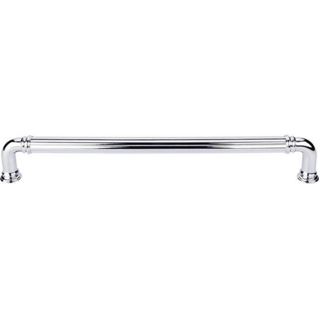 Top Knobs Reeded Appliance Pull 18 Inch (c-c) Polished Chrome
