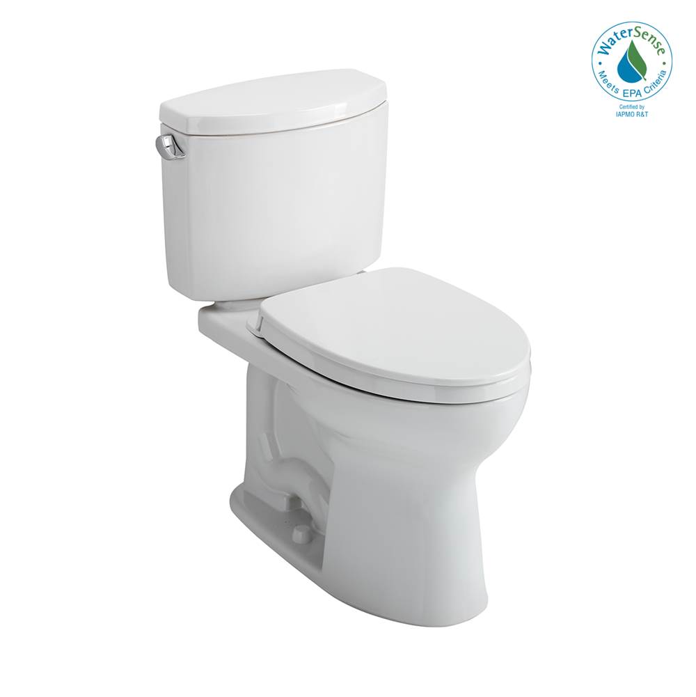 TOTO Toto® Drake® II Two-Piece Elongated 1.28 Gpf Universal Height Toilet With Cefiontect And Ss124 Softclose Seat, Washlet+ Ready, Sedona Beige