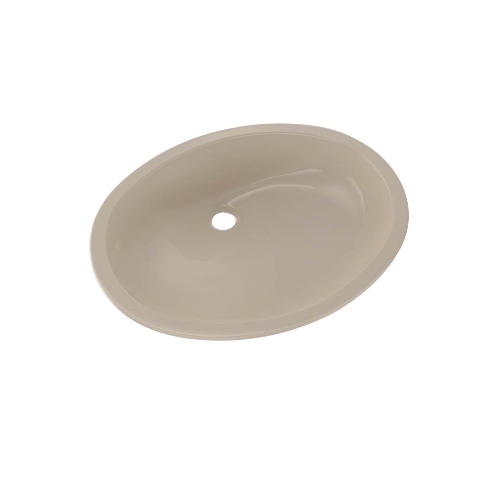TOTO Toto® Dantesca® Oval Undermount Bathroom Sink With Cefiontect, Bone