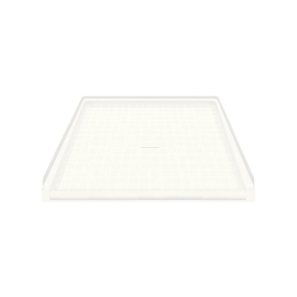 Transolid 39.5'' x 37.75'' Solid Surface Barrier-Free Shower Base in White