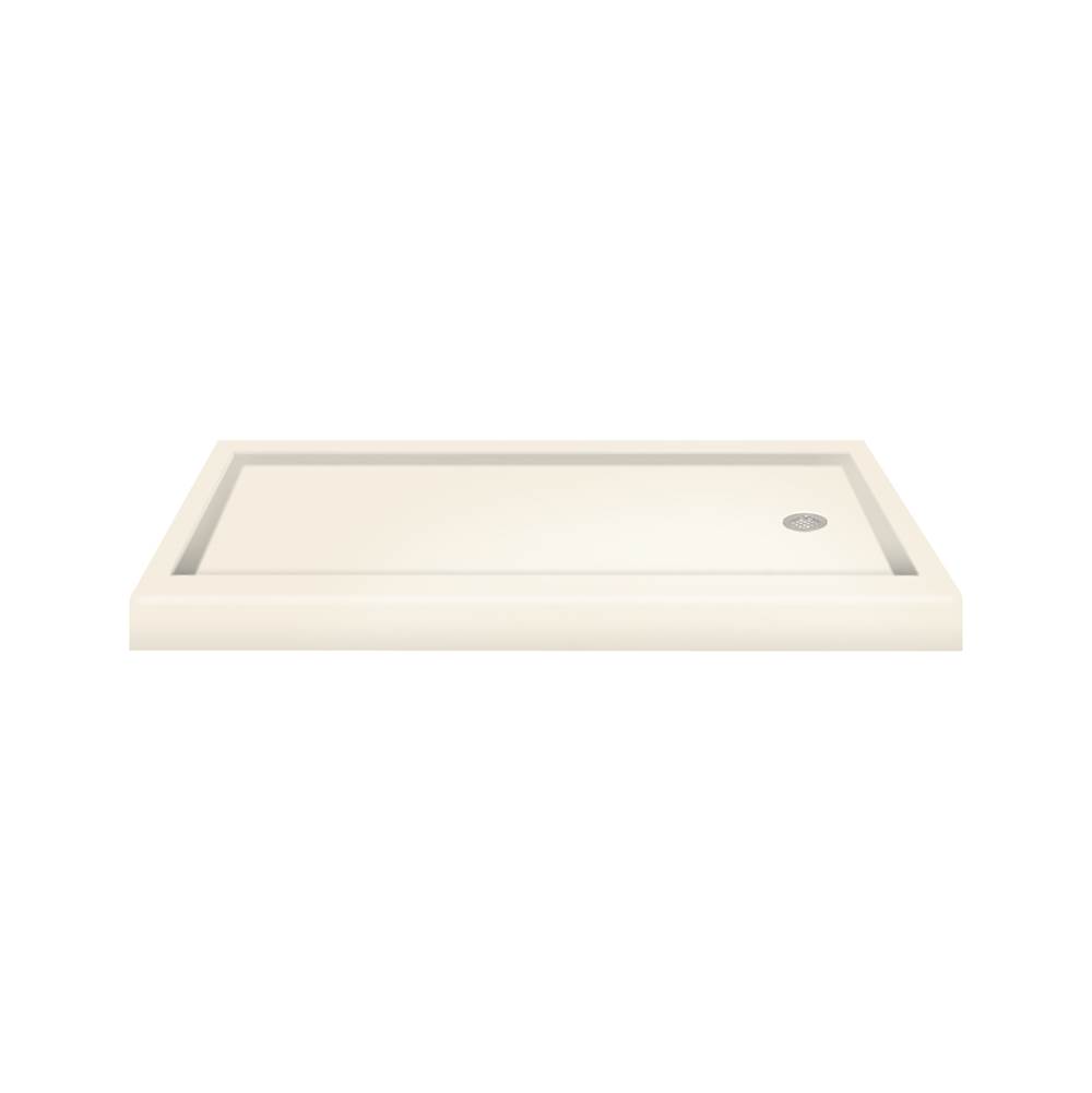 Transolid Decor Solid Surface  60-in x 32-in Shower Base with Right Drain
