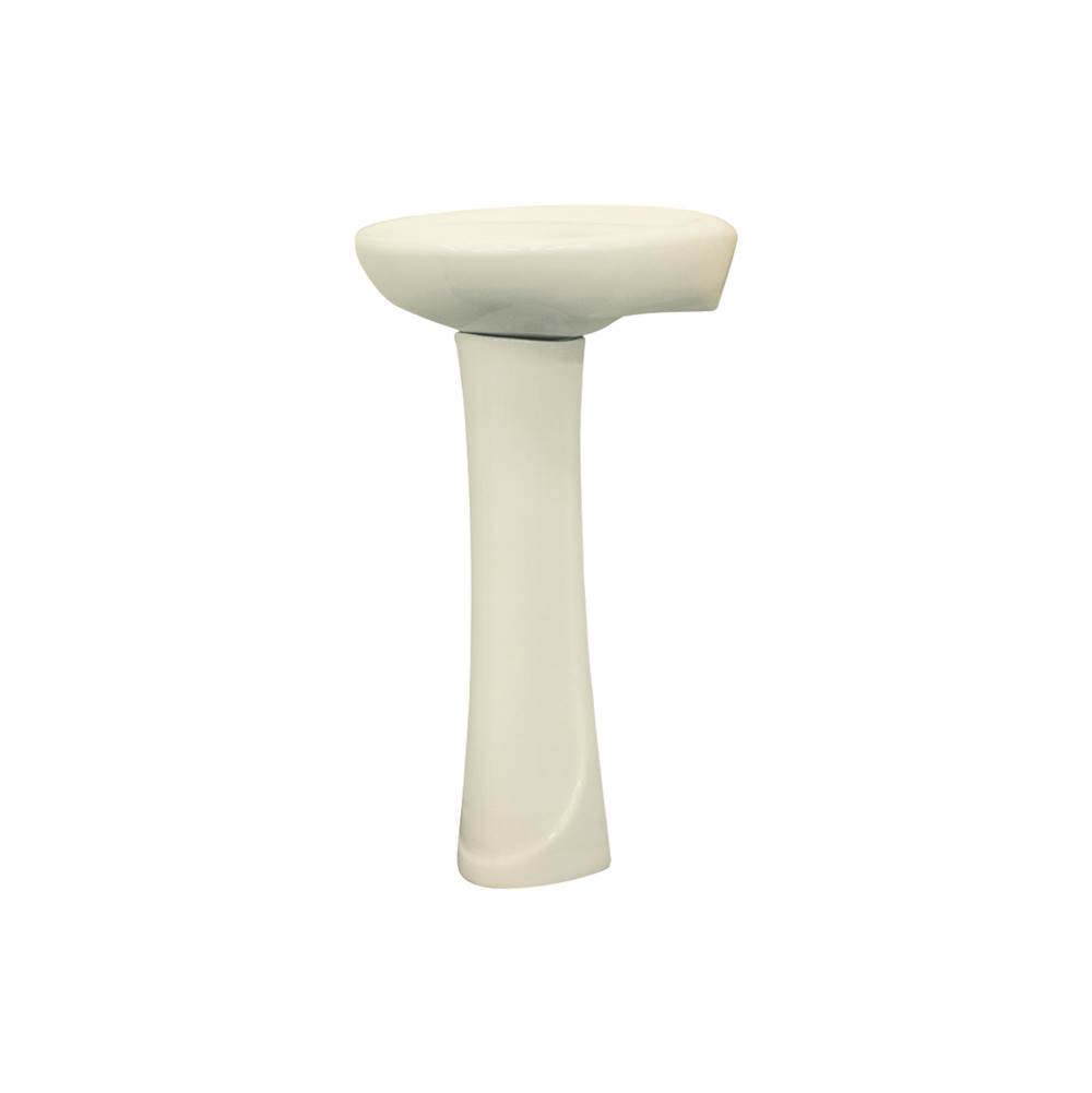 Transolid Two-Piece Madison Pedestal Lavatory in Biscuit