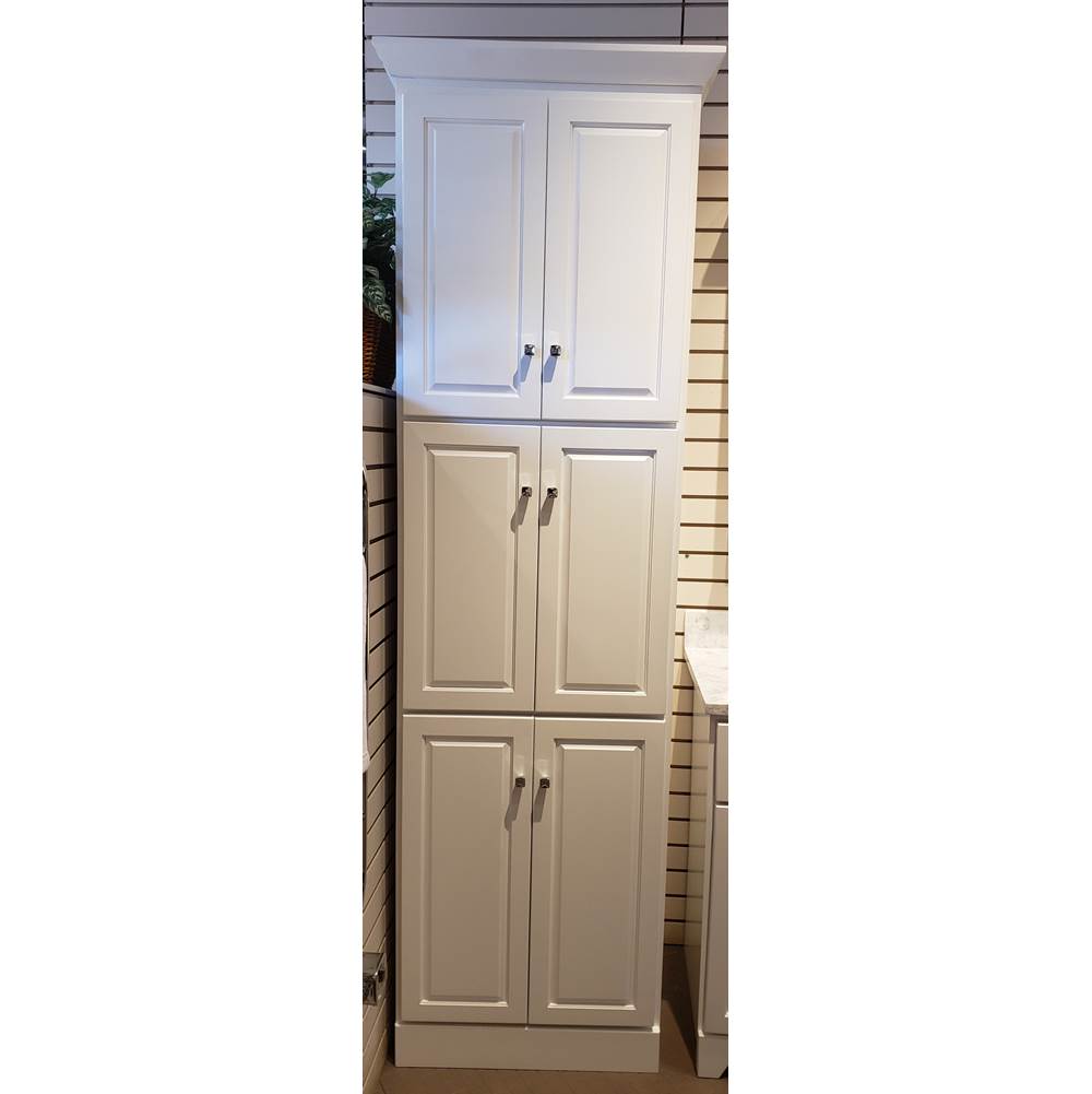 WoodPro 24'' Linen Cabinet Gentry Prestige Maple Paint White