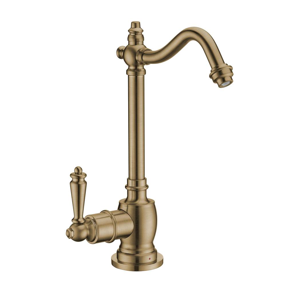 Whitehaus Collection Point of Use Instant Hot Water Drinking Faucet with Traditional Spout